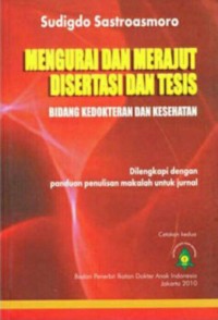 Image of Mengurai dan Merajut Disertasi dan Tesis